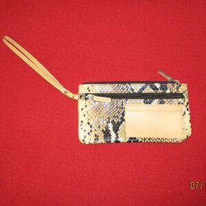 London Fog Snake-skin Wristlet